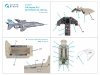Quinta Studio QD48607 Jaguar Gr.3 3D-Printed & coloured Interior on decal paper (Kitty Hawk) 1/48